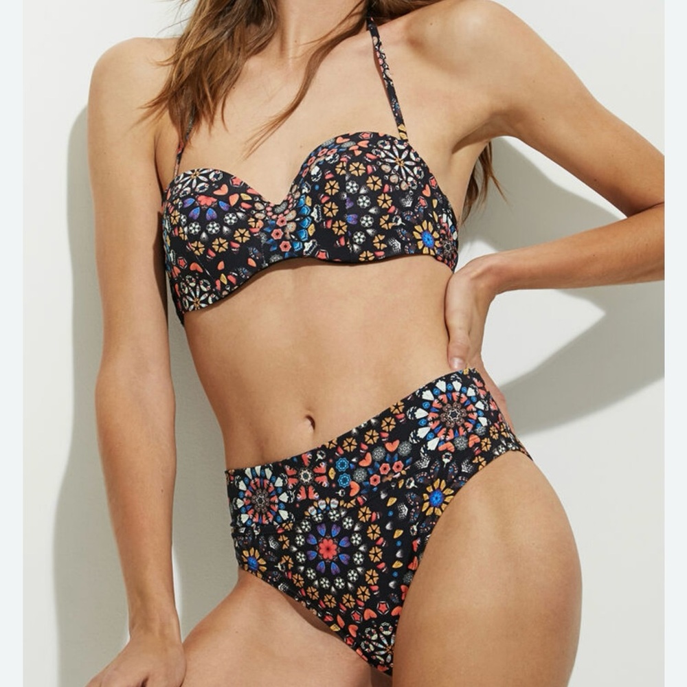 Desigual Floral Print Bikini Set